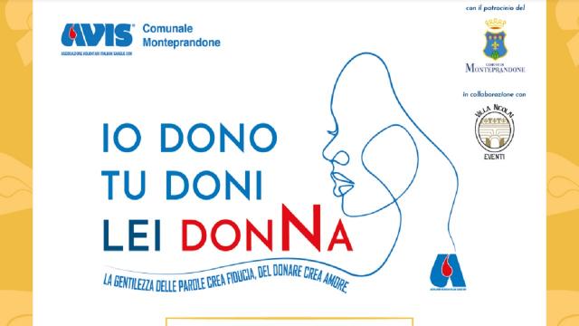 ''Io dono, tu doni, lei Donna'', il nuovo evento di Avis Monteprandone nella splendida cornice di Villa Nicolai