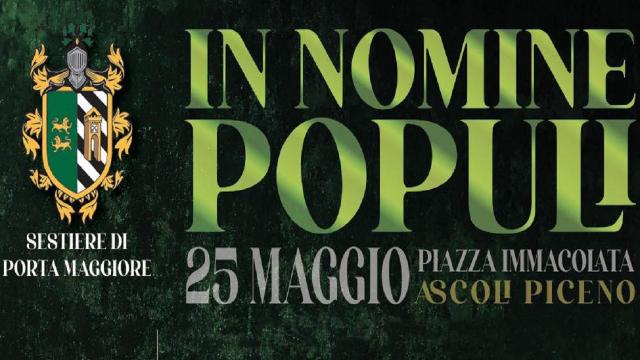 Sestiere Porta Maggiore: con 'In Nomine Populi' tradizione, fede e musica popolare si incontrano in Piazza Immacolata
