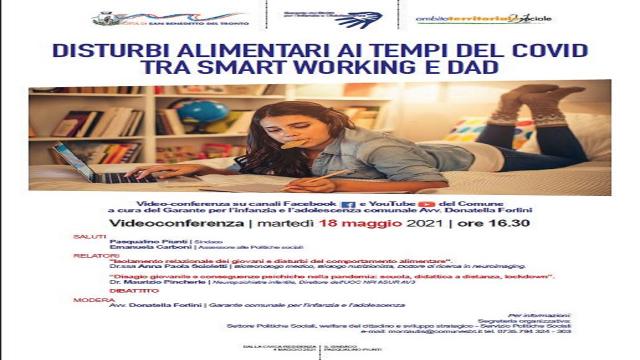 San Benedetto, convegno sul rapporto tra disturbi alimentari e dad