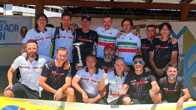 Ciclisti del GS dei Vigili del fuoco di Ascoli Piceno campioni d’Italia 2025 nella specialità mountain bike