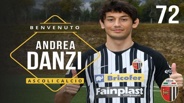 Ascoli Calcio, il centrocampista Danzi è ufficialmente bianconero. Numero di maglia 72
