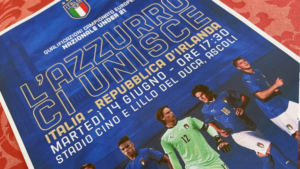 Ascoli Piceno, presentata Italia-Irlanda Under 21. Le voci di Nicolato, Balata, Fioravanti, Stallone e Neri