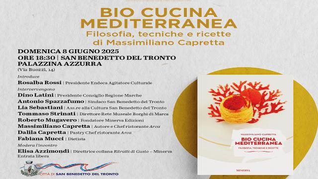A San Benedetto del Tronto la presentazione del libro Bio Cucina Mediterranea 