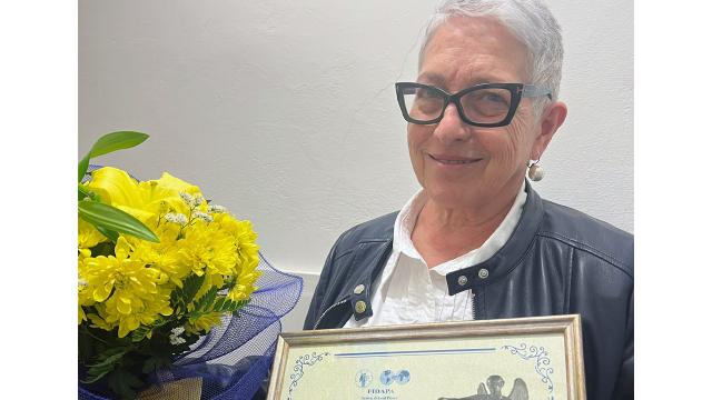 Presidente Federfarma Ascoli Patrizia Righetti riceve il 'Premio Donna Fidapa 2025'