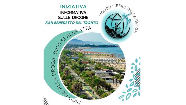San Benedetto del Tronto, volontari di ''Mondo Libero dalla Droga'' organizzano distribuzione di opuscoli informativi