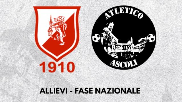 Atletico Ascoli, si interrompe il percorso di Allievi e Giovanissimi nella fase nazionale
