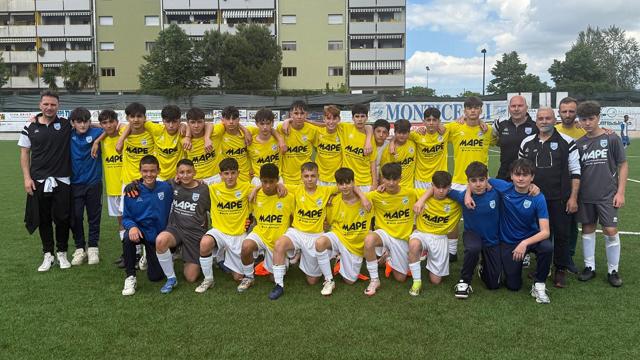 Monticelli Calcio, con una giornata di anticipo i ragazzi di mister Natalini vincono il campionato Giovanissimi Cadetti
