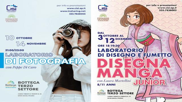Ascoli Piceno: Centro per l'Integrazione e Studi Interculturali, ripartono i corsi di disegno manga e fotografia