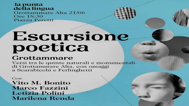 Grottammare:''Escursione poetica'' tra i vicoli del vecchio incasato