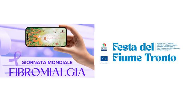 San Benedetto, ''Festa del Fiume Tronto'' e inaugurazione panchina viola per la lotta alla Fibromialgia