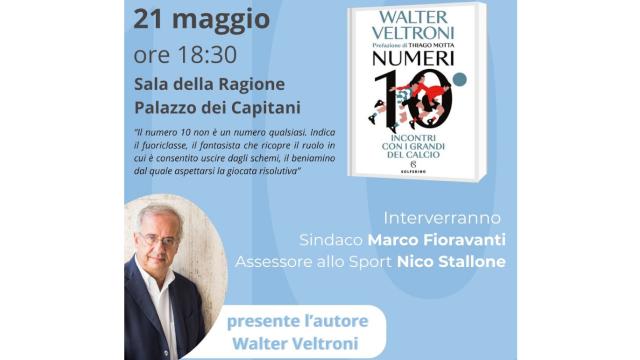 Ascoli Piceno, Walter Veltroni protagonista di una serata dedicata allo sport