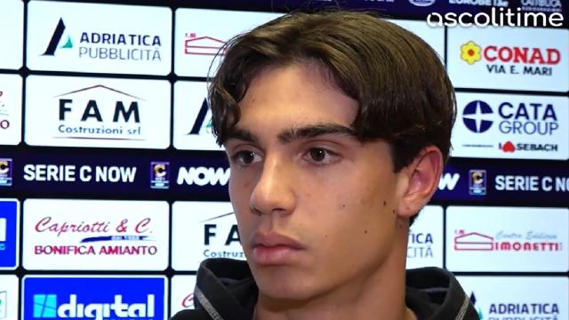Ascoli Calcio, per Piermarini 21 presenze tra campionato e Coppa nella prima stagione tra i professionisti