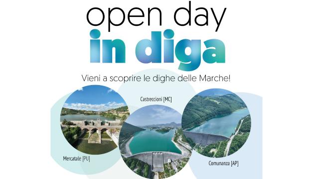 Consorzio Bonifica Marche inaugura la riapertura delle dighe con l'apertura al pubblico