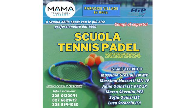 Fine settimana intenso per la 'Mama Tennis Padel Academy': Open Day per bambini e ragazzi
