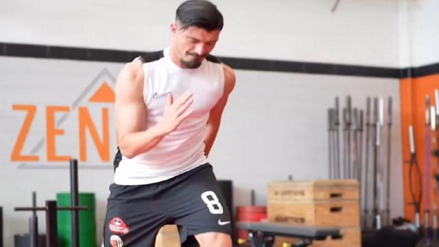 Ascoli Calcio, Varone si prepara alla nuova stagione lavorando sodo in palestra nel Modenese