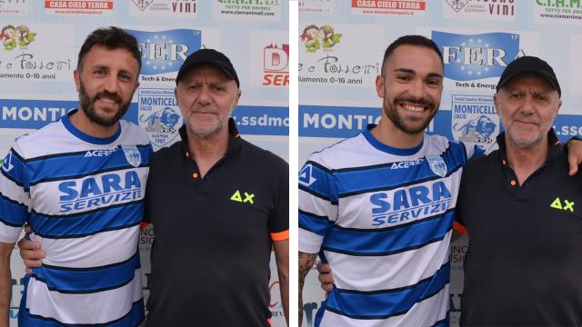 Monticelli Calcio, Mauro Sosi e Matteo Fabi Cannella biancazzurri anche nella prossima stagione