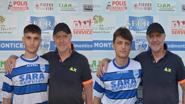 Promozione girone B, Giorgio Vespa e Lorenzo Santoni vestiranno la maglia del Monticelli anche nella prossima stagione