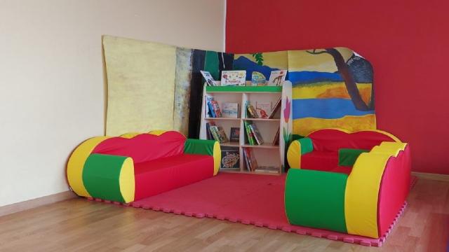Appignano del Tronto, nuovo angolo lettura alla scuola dell'infanzia Kirikù