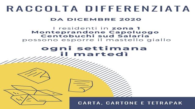 Monteprandone: differenziata, si amplia il servizio di raccolta della carta