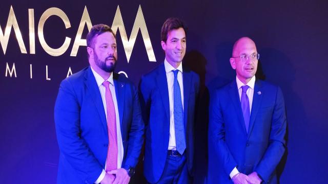 Micam, Marche all'apertura istituzionale col ministro Giorgetti. Acquaroli, Carloni e Castelli: ''Puntare sulle filiere'