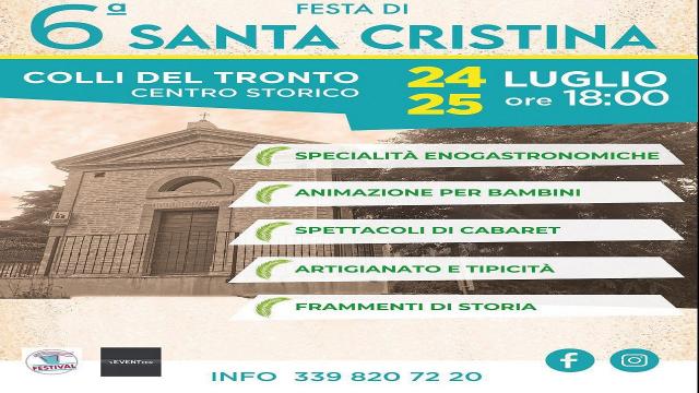 Colli del Tronto celebra la sesta edizione della festa di Santa Cristina