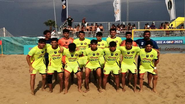 Beach soccer Under 20, Happy Car Samb Under battuta nel recupero da Napoli