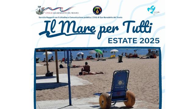 San Benedetto del Tronto: ''Il mare per tutti'': sedie JOB a disposizione negli stabilimenti balneari