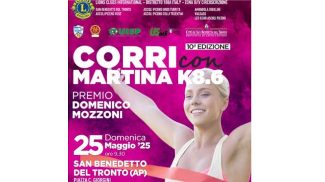 ''Corri con Martina'', nuova edizione dell'evento sportivo dedicato alla prevenzione e lotta ai tumori