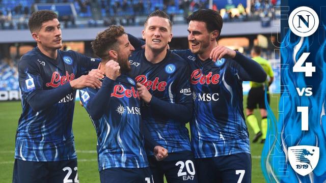 Napoli-Salernitana 4-1, highlights