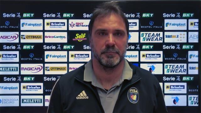 Ascoli-Pisa 0-2, la voce di D'Angelo: “Grandissima gara, prestazione abbinata al risultato”