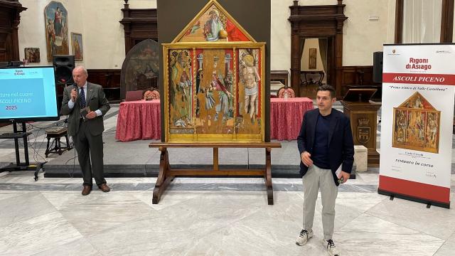 Ascoli Piceno, presentato il restauro del Primo Trittico del Crivelli. Fioravanti: ''Momento importante per la città''