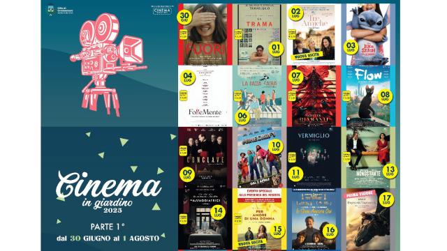 A Grottammare la stagione estiva si apre con ''Cinema in Giardino'' e un programma per tutte le età