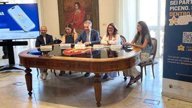 Ascoli Piceno, presentata la Piceno University Card. La presidente Cup Roberta Faraotti: ''Daremo i servizi necessari''