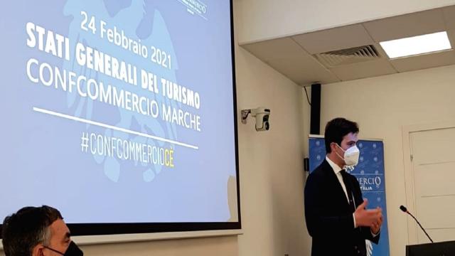 Confcommercio Marche, governatore Acquaroli agli Stati Generali del Turismo