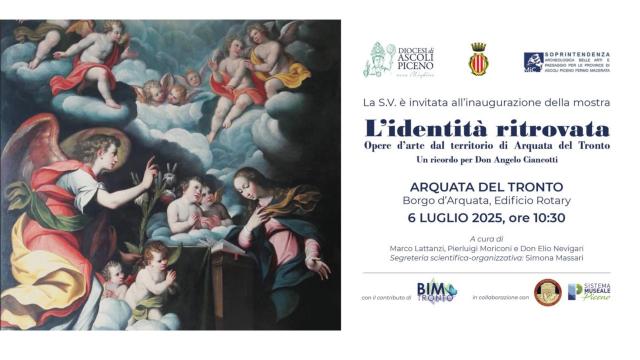 Al Rotary di Arquata del Tronto inaugurazione mostra di opere d'arte nel ricordo di Don Angelo Ciancotti