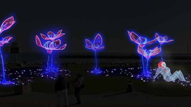San Benedetto del Tronto, installazioni artistiche al Giardino “Nuttate de lune” dell’azienda Fainplast