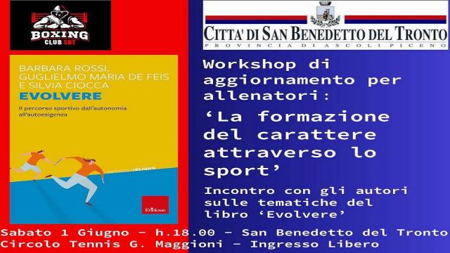 San Benedetto, workshop di psicopedagogia e cultural intelligence applicate allo sport 