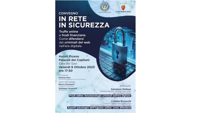 Soroptimist Club Ascoli Piceno: convegno ‘Truffe online e frodi finanziarie. Come difendersi’