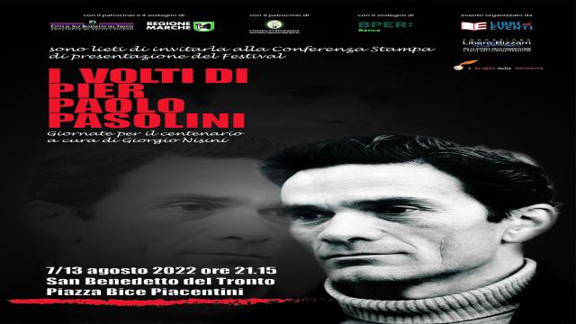 San Benedetto del Tronto: ‘Festival I mille volti di Pasolini’, serate conclusive con proiezione film 'Nerolio'
