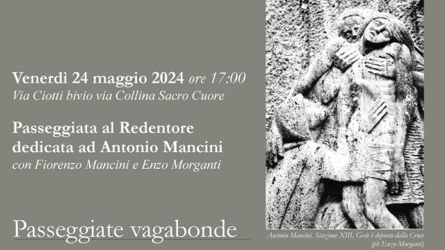 Ascoli Piceno, con Fondazione Fabiani 'Passeggiata Vagabonda' alla statua del Redentore nel ricordo di Antonio Mancini