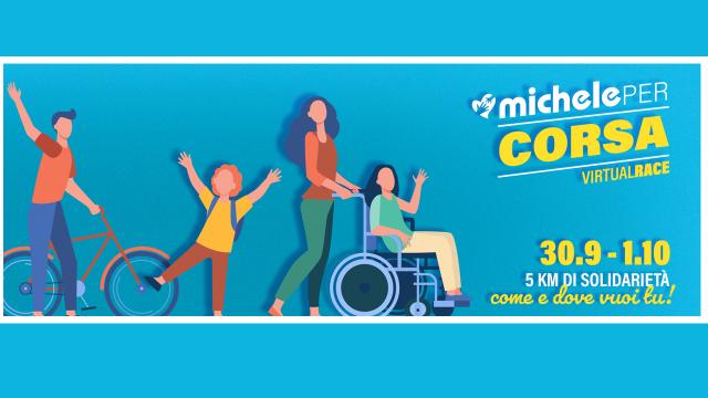 Torna la 'Virtual Race' MICHELEPERCORSA. Sostegno a Camp estivi per bambini con bisogni speciali e disabilità