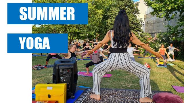 Monteprandone, Summer Yoga fa tappa per la prima volta. 110 gli iscritti alle lezioni con Eugenia Brega