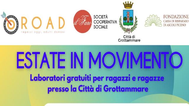 ''Estate in Movimento'': a Grottammare laboratori gratuiti per ragazze e ragazzi nei luoghi simbolo della città