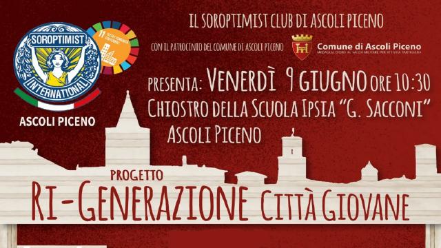 Ascoli Piceno, appuntamento con la premiazione ''Ri-generazione Città Giovane''
