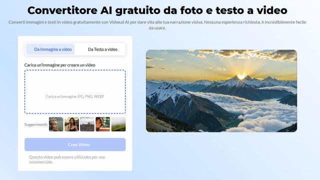 Vidwud: Trasforma facilmente da foto a video AI