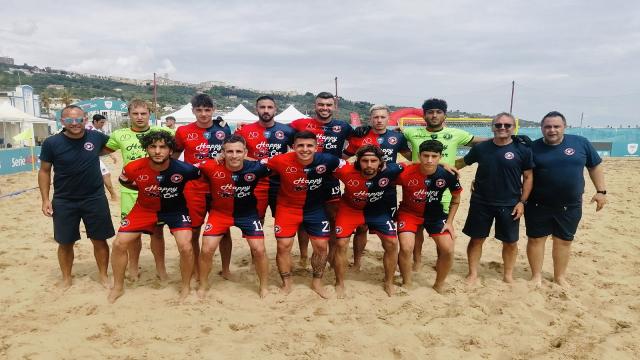 Coppa Italia Aon 2023 beach soccer, grande vittoria contro Catania per l'Happy Car Samb
