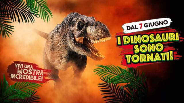 Al Battente 'Shopping&More' di Ascoli tornano i dinosauri con una mostra e laboratori didattici