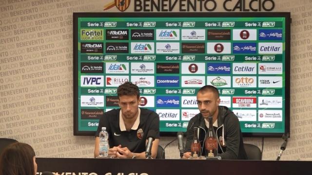 Benevento-Ascoli 1-1, le voci di Eramo e Botteghin in sala stampa post gara