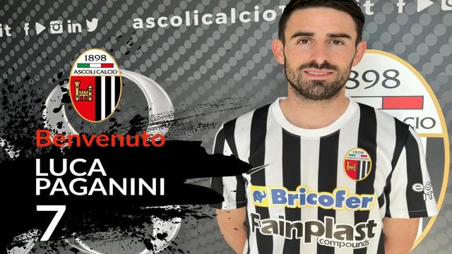 Ascoli Calcio, Paganini ha firmato. L'ex Frosinone e Lecce diventa un nuovo calciatore bianconero