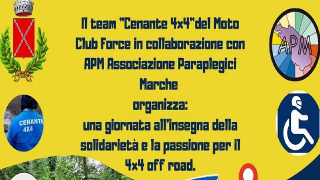 Moto Club Force, evento al Crossodromo con l'Associazione Paratetraplegici delle Marche